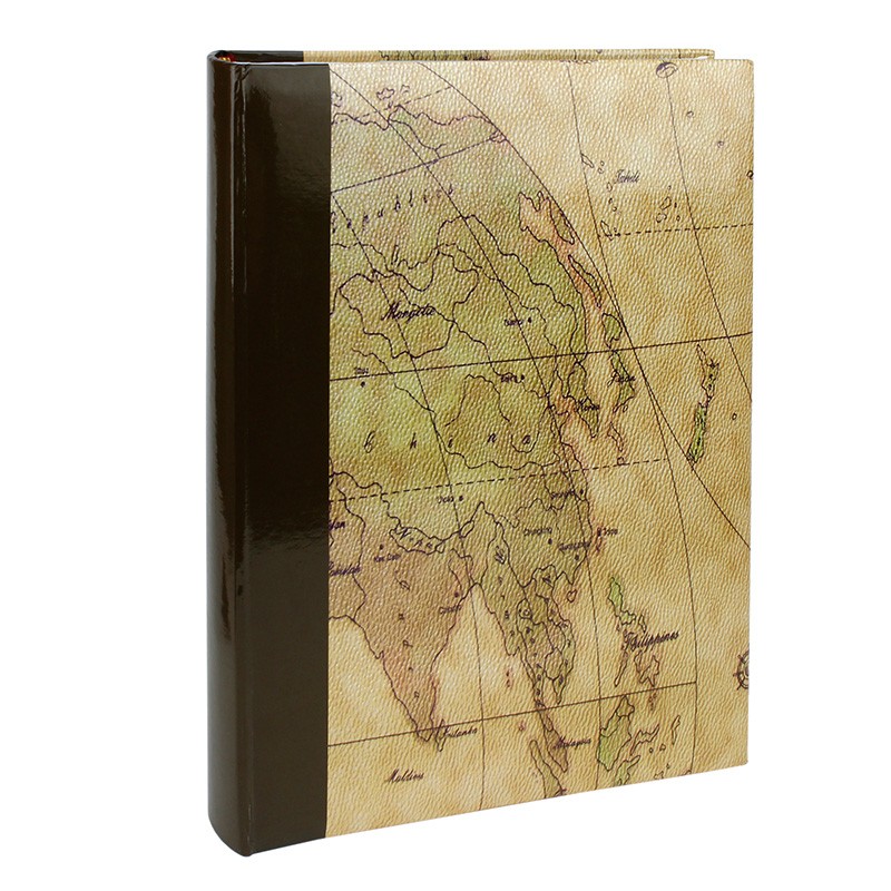 Album Maps Vintage, 300 fotografii 10x15cm, slip-in, spatiu note, maro - imagine 4